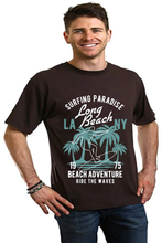 Load image into Gallery viewer, Long Beach Men's Bamboo Viscose/Organic Cotton Short Sleeve Graphic T-Shirt
