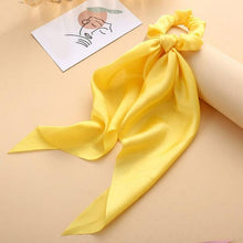 Load image into Gallery viewer, Long Ribbon Women Ponytail Scrunchies Scarf Elastic Hair Band Knotted Streamer Hair Ties Silky Satin Hair Rope Ponytail Holder Accessories for Women
