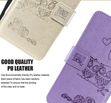 Load image into Gallery viewer, Love Couple Leather Case For iPhone 12 11 Pro  mini Phone Flip Wallet Soft Cover Shockproof Floral Cute Modern Leather Wallet Phone Case For iPhone
