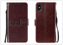 Load image into Gallery viewer, Love Couple Leather Case For iPhone 12 11 Pro  mini Phone Flip Wallet Soft Cover Shockproof Floral Cute Modern Leather Wallet Phone Case For iPhone
