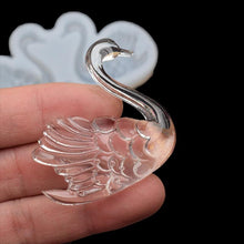 将图片加载到图库查看器，Lovely Couple Swan Shape Silicone Mold  Fondant Chocolate Resin Aroma Stone Soap Mold For Pastry Cup Cake Decorating Kitchen Tool Swan Silicone Fondant Molds Swan Couple Chocolate Mold
