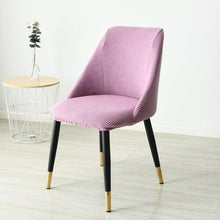 Load image into Gallery viewer, Low-inclined Armrest and Arc Back Chair Cover Washable Removable Seat Cover Polar Fleece Hotel Home Banquet Spandex Stretch Spandex Removable Washable Anti-dust Seat Slipcover Protector For Hotel Office Ceremony Banquet Wedding Party
