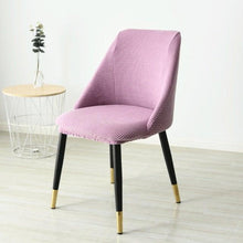 Load image into Gallery viewer, Low-inclined Armrest and Arc Back Chair Cover Washable Removable Seat Cover Polar Fleece Hotel Home Banquet Spandex Stretch Spandex Removable Washable Anti-dust Seat Slipcover Protector For Hotel Office Ceremony Banquet Wedding Party
