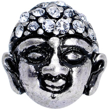 将图片加载到图库查看器，Clear Gem Expanding Buddha Brain Cartilage Tragus Stud
