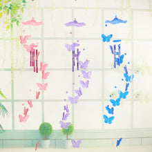 将图片加载到图库查看器，Lucky Butterfly Hanging Wind Chime Bell Garden Decoration Ornament Gift Home Decoration Fashion  High-end Gift Butterfly Gift Grandmother Gift Mother Gift Birthday Gift Festival Gift Witness Friendship Outdoor Wind Chime Garden Decor
