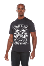 Load image into Gallery viewer, LumberJack Men's Bamboo Viscose/Organic Cotton Short Sleeve Graphic T-Shirt
