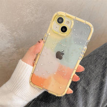 Load image into Gallery viewer, Luminous Art Abstract Phone Case For iPhone 13 12 11 Pro Max Transparent Silicone Shockproof Bumper Cover  Floral Girly Transparent Phone Case Glow In Dark iphone case
