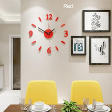 将图片加载到图库查看器，Luminous Clock Home Simplicity Silent Fashion Wall Clock Analog Timekeeper for Home Living Room Bedroom Office Battery-Powered Modern House Decoration Silent Clock Decor with Number Sticker  Living Room Creative Wall Stickers Bedroom Wall Clock
