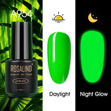 将图片加载到图库查看器，Luminous Nail Gel Polish Neon Hybrid Varnish Manicure Permanent UV Reflective Nail Polish Gel For Women and Ladies in Modern New Fashion Design
