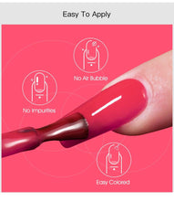 将图片加载到图库查看器，Luminous Nail Gel Polish Neon Hybrid Varnish Manicure Permanent UV Reflective Nail Polish Gel For Women and Ladies in Modern New Fashion Design
