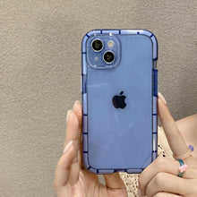 Load image into Gallery viewer, Luminous Shockproof Bumper Phone Case For iPhone 11 14 Pro Max 12 11 13 Pro Max X XR XS Max Transparent Back Cover  Full Bumper Case Strong Classic Phone Case
