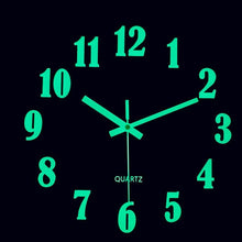 将图片加载到图库查看器，Luminous Wall Clock Silent Non-Ticking Quartz Wall Clocks Large Luminous Function Numbers and Hands Battery Operated Decorative Wall Clock for Office 12 Inch Wooden Silent Non-Ticking Kitchen Wall Clocks With Night Lights For Indoor/Outdoor Living Room
