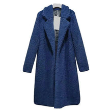 Load image into Gallery viewer, Luxurious Autumn Winter Jacket Female Coat Solid Color Fleece Coats Casual Outerwear Warm Soft Cardigan Fur Jackets For Female Clothes
