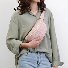 Load image into Gallery viewer, Luxurious Women PU Leather Waist Bags Waterproof Belt Bag Cross Body Fanny Pack Travel Bum Bag
