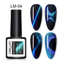 Load image into Gallery viewer, Luxury 5D Cat Magnetic Gel Nail Polish Black Chameleon UV Nail Gel Professional Manicure For Womens

