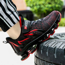 将图片加载到图库查看器，Luxury Boys Sneakers Kids Running Outdoor Children Sport Tennis Breathable Non-slip Sole Sneakers Outdoor Sport Walking Fashion Sneakers
