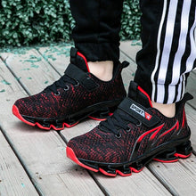将图片加载到图库查看器，Luxury Boys Sneakers Kids Running Outdoor Children Sport Tennis Breathable Non-slip Sole Sneakers Outdoor Sport Walking Fashion Sneakers

