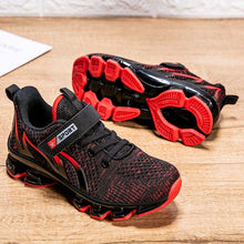 将图片加载到图库查看器，Luxury Boys Sneakers Kids Running Outdoor Children Sport Tennis Breathable Non-slip Sole Sneakers Outdoor Sport Walking Fashion Sneakers

