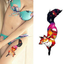 将图片加载到图库查看器，Luxury Colorful And Black Womens Tattoo Temporary Flower Waterproof Elegant Modern Tattoo For Shoulder
