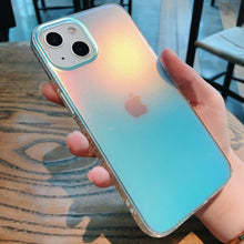 将图片加载到图库查看器，Luxury Colorful Phone Case for iPhone 14 13 Pro Max 12 11 XS X XR 7 Plus 12 13 Mini Shockproof Clear Protective Case Shock-Absorbing Bright Cover Shiny Finish Back Cover
