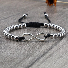 将图片加载到图库查看器，Luxury Copper Beads Pendant Beaded Bracelet Adjustable Life Tree Word Heart Shape Alloy Charm Bangles Couple Wrist Gold Bracelets For Women Bracelet Set Stretch Stackable Bracelets

