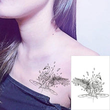 将图片加载到图库查看器，Luxury Different Waterproof Temporary Tattoo Sticker Snake Flower Fake Tattoo Body Art Adult Fashion Stickers For Womens Mens
