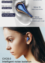 Load image into Gallery viewer, Luxury Earphone Bluetooth Compatible Headphones With Mic 3500mAh Mirror Charging Box Wireless Headphones Noise Cancelling HiFi Earbud Gaming Headsets Bluetooth MP3 Music Playes Sports Wireless Waterproof Touch Control Headphones
