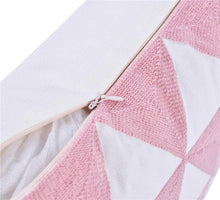 Load image into Gallery viewer, Luxury Embroidered Pink Pillow Cover Elegant Cushions Cover For Sofa Flower Geometric Cotton Pillow Case Throw Pillow Covers Modern Geometric Pillowcase Throw Cushion Cover for Bed Couch Sofa Office Decor 45*45
