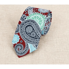 Load image into Gallery viewer, Luxury Flower Handmade Cotton Ties For Men Classic Colorful Printed Floral Designs Necktie For Wedding
