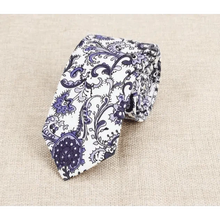 Load image into Gallery viewer, Luxury Flower Handmade Cotton Ties For Men Classic Colorful Printed Floral Designs Necktie For Wedding
