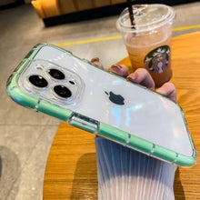 Load image into Gallery viewer, Luxury Fluorescence Phone Case For iPhone 13 14Pro Max 14 Plus Shockproof Clear Soft Silicone Cover Shockproof Thin Transparent Case  Drop Protection for iPhone
