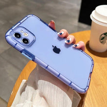 Load image into Gallery viewer, Luxury Fluorescence Phone Case For iPhone 13 14Pro Max 14 Plus Shockproof Clear Soft Silicone Cover Shockproof Thin Transparent Case  Drop Protection for iPhone
