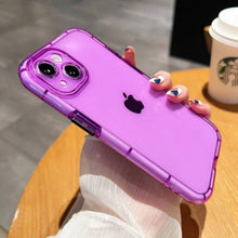 Load image into Gallery viewer, Luxury Fluorescence Phone Case For iPhone 13 14Pro Max 14 Plus Shockproof Clear Soft Silicone Cover Shockproof Thin Transparent Case  Drop Protection for iPhone
