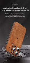 将图片加载到图库查看器，Luxury Full Protection Bumper Shockproof Business Leather Phone Case For iPhone 14 13 12 11 Pro Max Plus Cover Slim Leather Luxury PU Flexible Bumper Non-Slip Grip Shockproof Full Body Protective Cover
