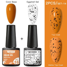 Load image into Gallery viewer, Luxury Gel Nail Polish Permanent Glossy Matte Egg Effect Elegant Stylish Eggshell Design For Women And Lady Nail Gel
