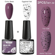 Load image into Gallery viewer, Luxury Gel Nail Polish Permanent Glossy Matte Egg Effect Elegant Stylish Eggshell Design For Women And Lady Nail Gel
