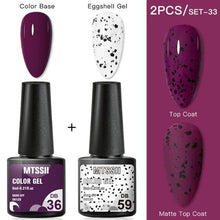 Load image into Gallery viewer, Luxury Gel Nail Polish Permanent Glossy Matte Egg Effect Elegant Stylish Eggshell Design For Women And Lady Nail Gel

