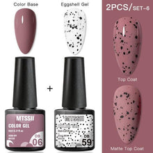 Load image into Gallery viewer, Luxury Gel Nail Polish Permanent Glossy Matte Egg Effect Elegant Stylish Eggshell Design For Women And Lady Nail Gel
