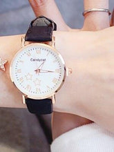 Load image into Gallery viewer, Luxury Girl Watch Student High School Small Fresh Watch Pink Cute Star Starry Sky Casual Leather Female Wrist Watch Leather Band Thin Minimalist Casual Simple Dress Watch
