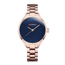 Load image into Gallery viewer, Luxury Gold Womens Watch Stainless Steel Ladies Wrist Watches Analog Quartz Watch Steel Quartz Ladies Watch Waterproof Stainless Steel Wrist Watch For Women
