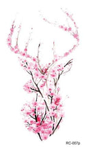 Load image into Gallery viewer, Luxury Head Deer Waterproof Temporary Stickers Tattoo Modern Colorful Tatoo For Women Men
