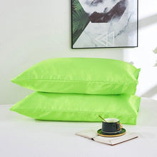 Load image into Gallery viewer, Luxury Ladies Satin Pillowcase Satin Silk Ultra Soft Standard Pillowcase Silk Satin Pillow Cases For Hair and Skin Soft King Queen Elegant Standard Bedding Pillowcase Cushion Cover Home Decor
