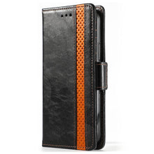 Load image into Gallery viewer, Luxury Leather Case For iPhone 13 11 12 14 Pro Max Mini Wallet Pocket Flip Case Cover Vintage Luxury Genuine Leather Fashion Business Classic Flip Case For Men

