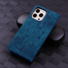 将图片加载到图库查看器，Luxury Leather Flip Phone Case For iPhone 14 13 Pro Max 11 12 Mini XR X XS Max Magnetic Wallet Bracket Cover PU Leather Stylish Case with Credit Card Holder Flip Drop Protection Shockproof Phone Cover
