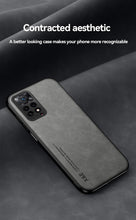 将图片加载到图库查看器，Luxury Leather Magnetic Case For Xiaomi Redmi Note 11 10 9 11E Pro 11S 10S 12 12X 10C POCO X3 NFC Pro F3 Covers With Metal Plate  Leather Premium Back Cover Mobile Phone Case Flexible Protective Ultra Thin Scratchproof Phone Cover
