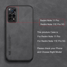 将图片加载到图库查看器，Luxury Leather Magnetic Case For Xiaomi Redmi Note 11 10 9 11E Pro 11S 10S 12 12X 10C POCO X3 NFC Pro F3 Covers With Metal Plate  Leather Premium Back Cover Mobile Phone Case Flexible Protective Ultra Thin Scratchproof Phone Cover
