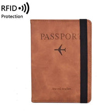 Load image into Gallery viewer, Luxury Leather Passport Elegant Cover Travel Passport Wallet Holder Document Organizer Case Men And Women Accessories
