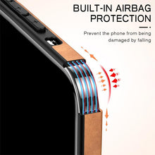 Load image into Gallery viewer, Luxury Leather Phone Case For iPhone 14 13 12 11 Pro Max Mini X XS XR 7 8 Plus SE Retro Solid Color Soft Silicone Cover PU Leather Classic Luxury Business Slim Cover Non-Slip Anti Scratch Full Protective Phone Cases
