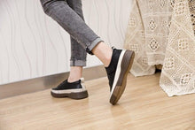 将图片加载到图库查看器，Luxury Leather Womens Sneakers Spring Shoes New Genuine Leather Casual Women Fashion Flat Girl Student Shoes Comfortable Women's Casual Flats Elegant Soft Walking Sneakers
