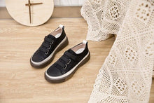 将图片加载到图库查看器，Luxury Leather Womens Sneakers Spring Shoes New Genuine Leather Casual Women Fashion Flat Girl Student Shoes Comfortable Women's Casual Flats Elegant Soft Walking Sneakers
